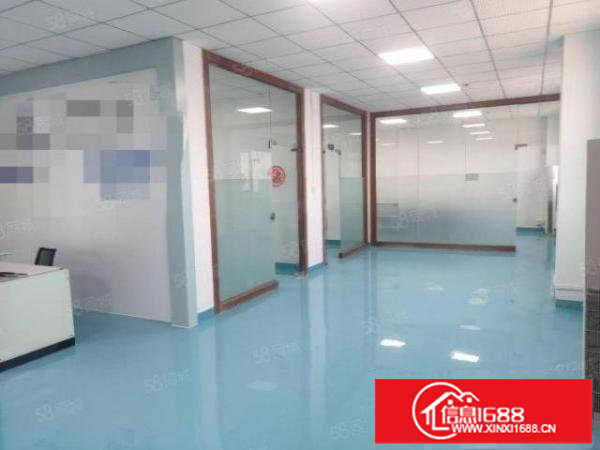 福永新和村委厂房整层2200平方，带地坪漆，办公室，水电到位