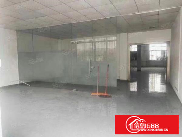 上沙新出二楼580平方，有两个办公室，全新地坪漆，主线已到