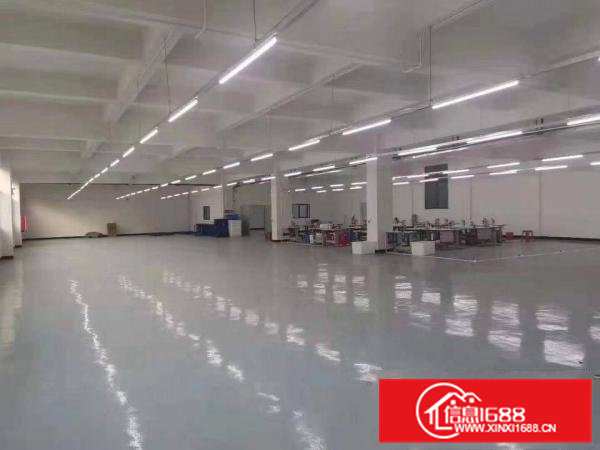 工业园刚退出新装修好三楼厂房面积1500平方米