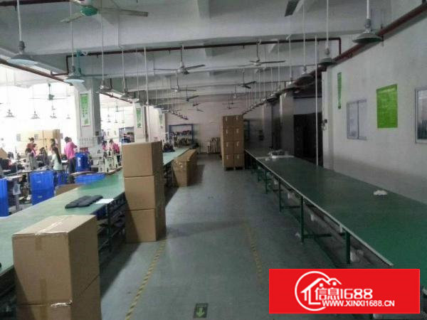 长安厦岗福海路楼上1000平水电齐全精装厂房