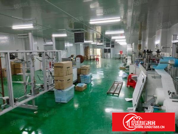 塘厦诸佛岭全新800平千级无尘口罩车间出租，现成精装修水电全