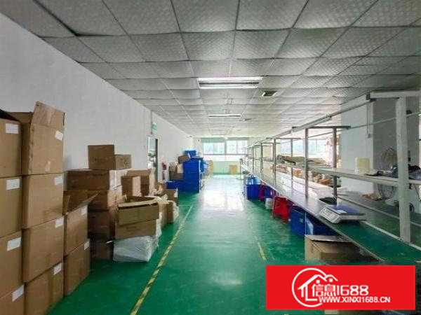 企石霞朗村楼上带精装修1500平厂房出租