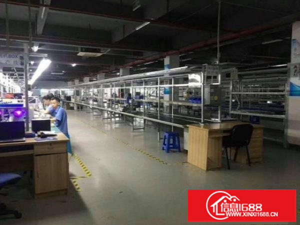 龙华天虹对面大型工业区精装厂房实用面积大好招工