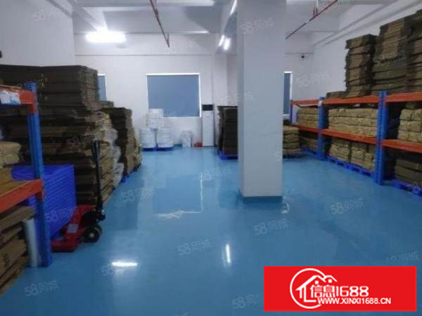 福永新和村委厂房整层2200平方，带地坪漆，办公室，水电到位