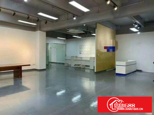 石岩北环路新出楼上精装修420平厂房，中央空调大气前台水电到