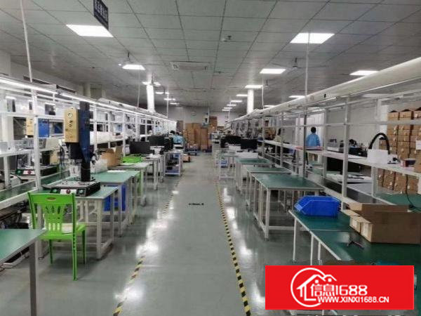 石鼓新出2楼带装修700平方厂房出租，可办环评