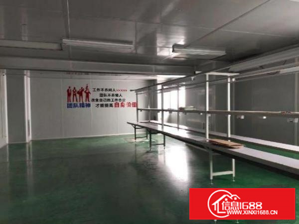 厂房位置沙井民主锦程路边上，楼上无尘车间。280平。