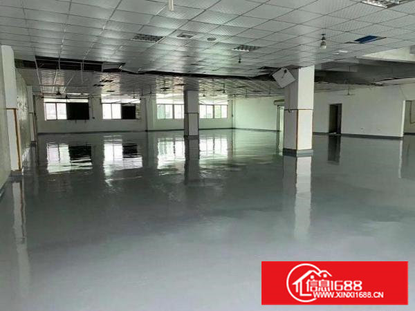 长安锦厦新出三楼1100平方全新地坪漆吊顶，形象大气