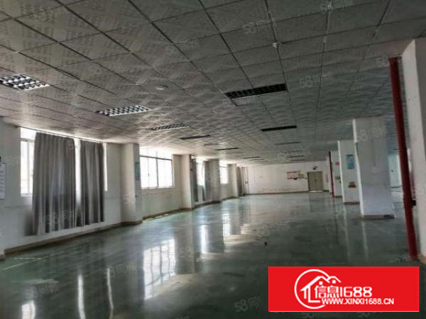 深圳宝安石岩石龙仔2楼1100平精装小厂房出租。