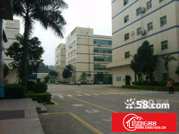 坂田地铁口新出4楼1800平花园式厂房带装修招租