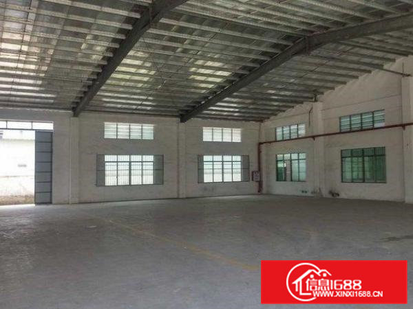 横沥独院钢构1600平厂房出租，宿舍400平，内水电齐全