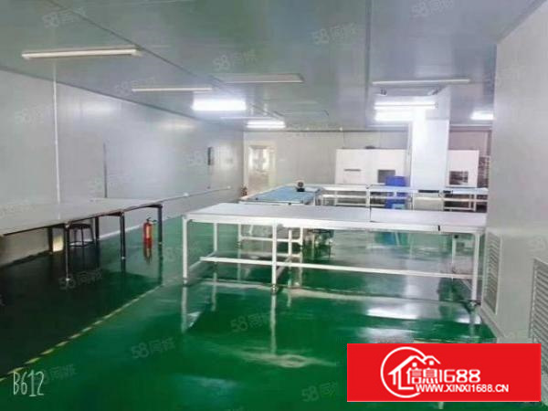 大岭山107道边现成5800平无尘车间出租豪华办公室装修