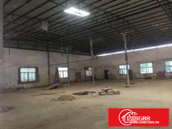 寮步镇竹园村单一层300平钢构铁皮厂房出租高6.5米带办公室