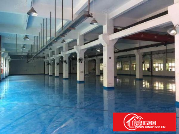 一楼1200平6.5米高，二楼2000平，水电齐全，可分租