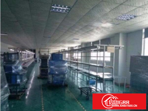 横岗六约标准厂房楼上1800平出租水电齐全带精装修