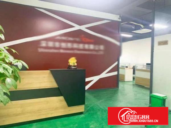 石岩楼上500平带装修厂房出租