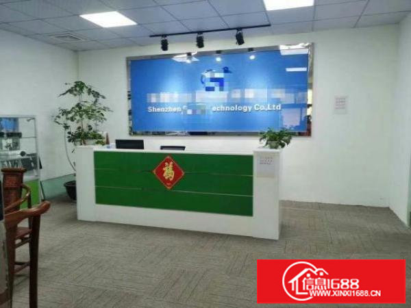 新出厂房2楼1580平带精装修使用率高可分租