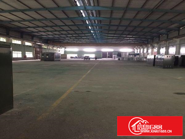 单一层钢结构厂房4500平米地价出租