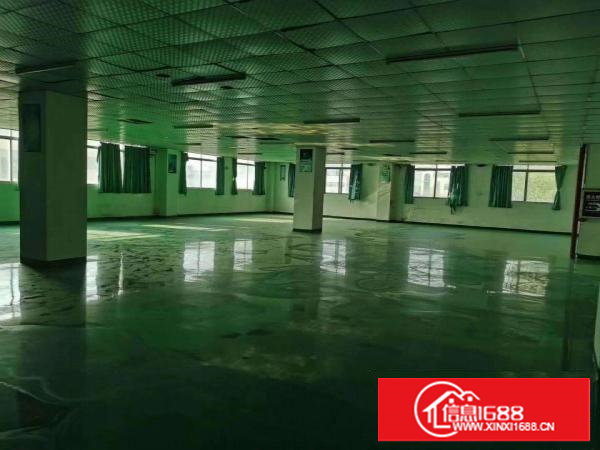 长安宵边楼上450平方厂房，精装修办公室，车间地坪漆主线到位