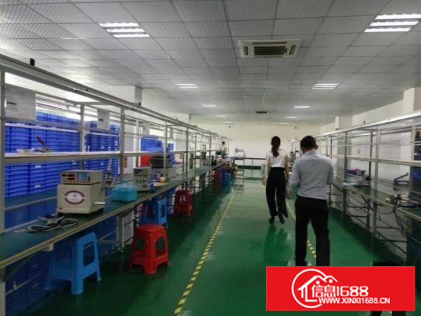 官窑村工业区1楼760平精装修厂房出租，配电大