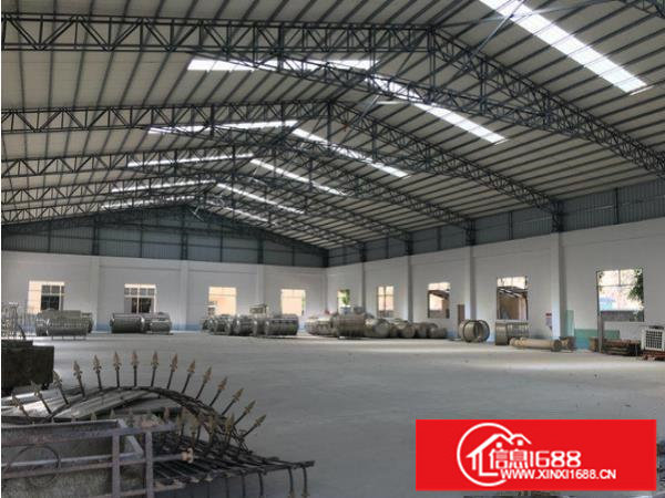 平湖全新钢构厂房滴水8.5米高度1500平方出租