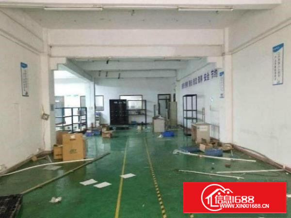 石岩径贝标准厂房460平出租，有地坪漆，办公环境好