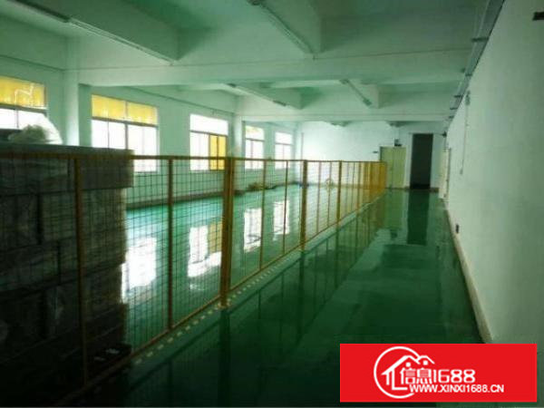 龙岗同乐二楼1850平米带精装修厂房出租