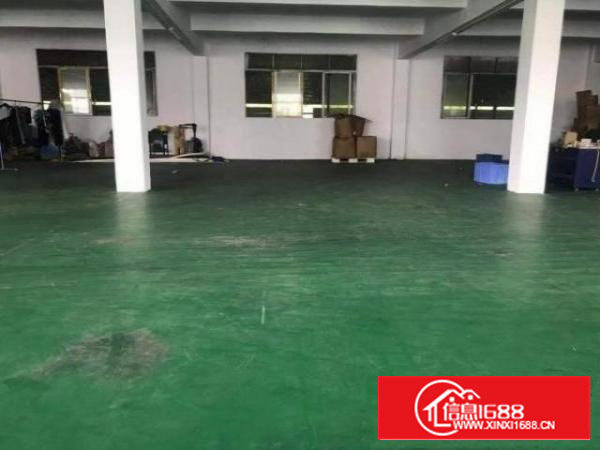 石岩上下屋2楼厂房650方;带精装修办公，消防有证