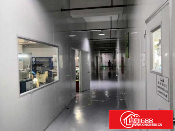 龙岗爱南路旁新出二楼送精装修1680平方厂房（水电齐全）招租