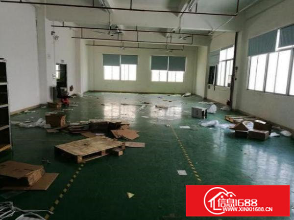 凤岗竹塘楼上带修厂房出租1680平方刷地坪漆