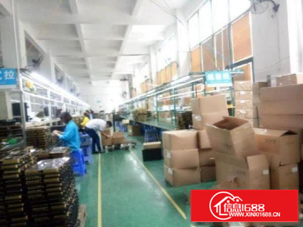 西乡带阁楼办公室一楼厂房1300平米出租