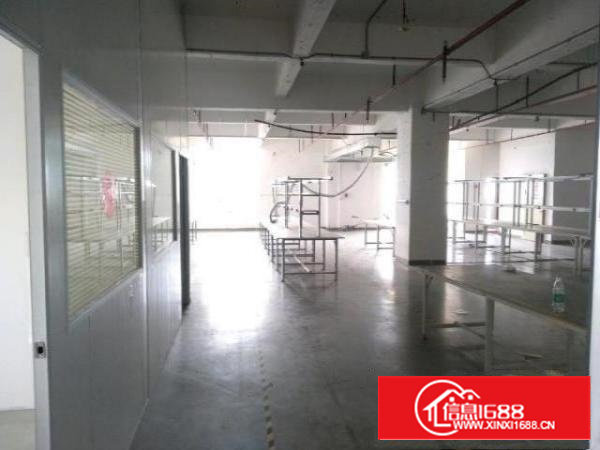 沙井新桥芙蓉850平米厂房出租带前台精装修办公室拉线