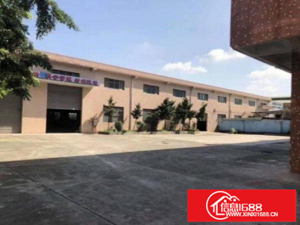 松岗红星社区独院单一层厂房出租1000，滴水8米