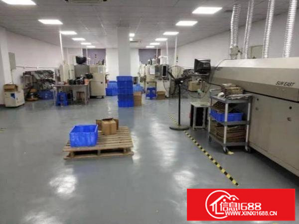 坪地镇富地工业园楼上860平米精装修厂房招租