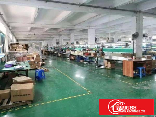 清溪大利新出标准厂房二楼1350平，现成办公室，可办环评