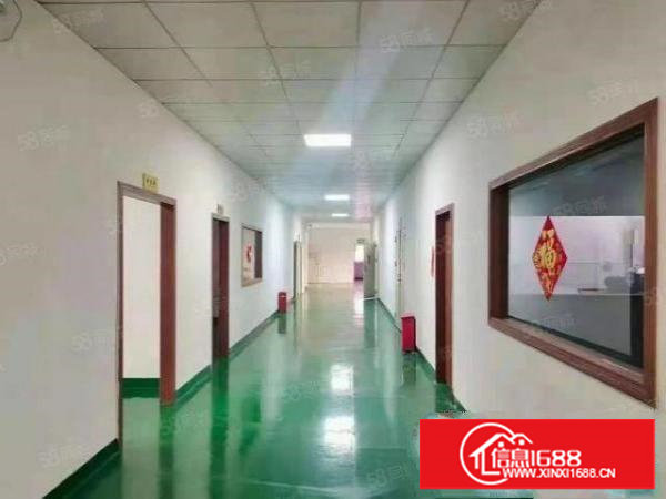 街口新出豪华装修厂房三楼900平方，办公室车间全部地坪漆