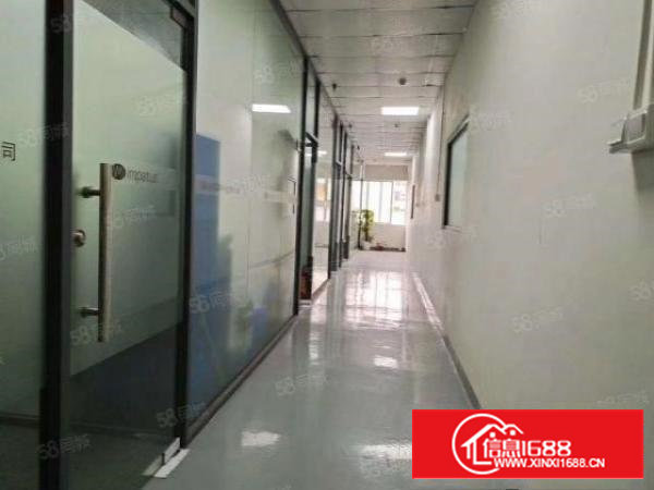 沙井107国道，2楼整层1300平电子厂，带精装修免转让费