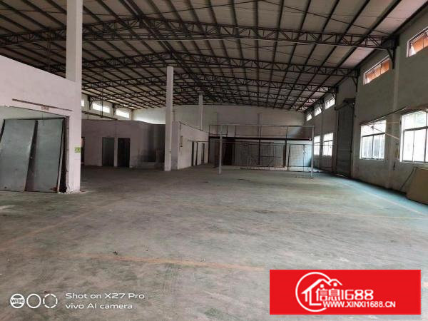 塘厦莲湖新出单一层钢构1000平滴水6米现成办公室原房东直租