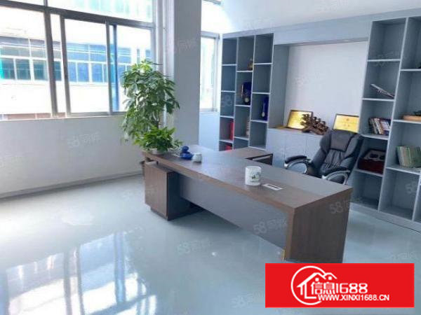 石岩塘头大道原房东楼上550平，豪华装修，无转让费厂房出租