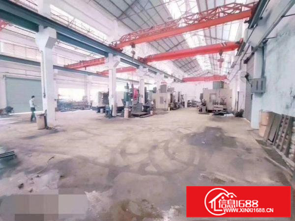 凤岗带行车无需转让费砖墙到顶钢构厂房出租1400平