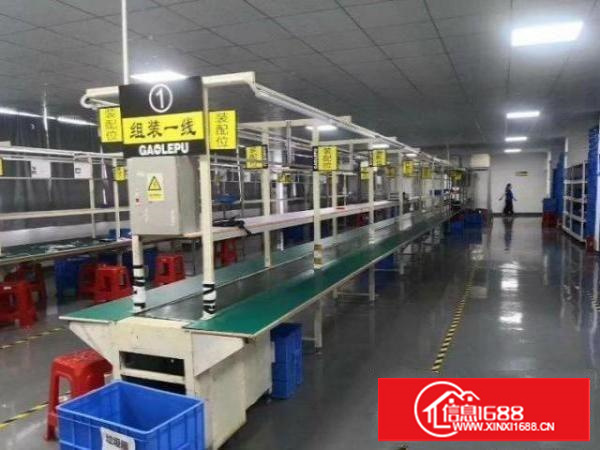 京山新出厂房楼上精装700平出租，水电齐全