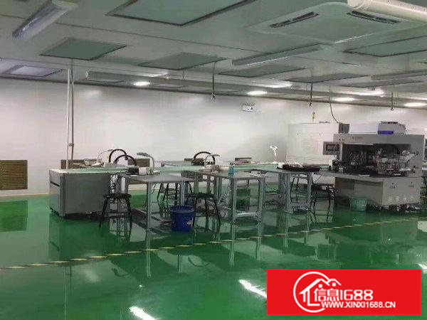 出租龙岗区坪地街道办楼上500平方，现成无尘车间