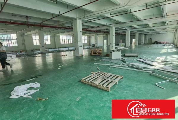 平湖富民工业区原房东楼上2600平，实际面积出租