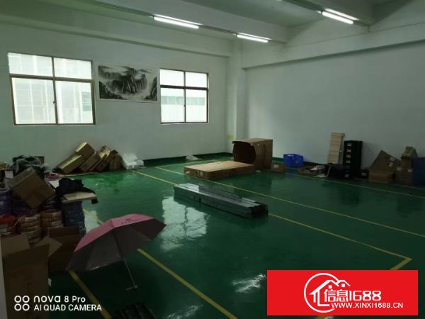 龙岗中心城独有工业园出租楼上590平方带装修