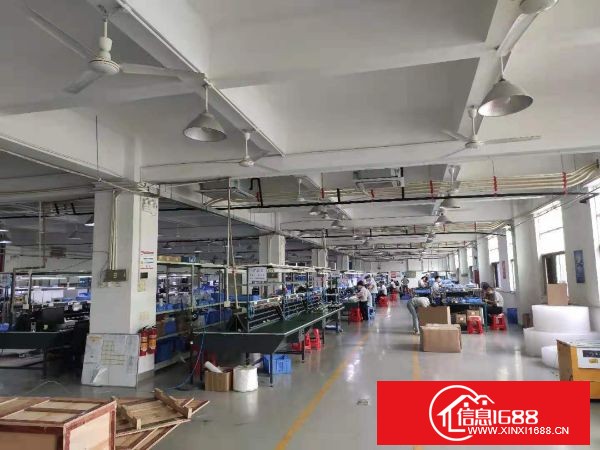 观澜君子布原业主厂房5层12500平方，宿舍4650平方出租，可分层出租