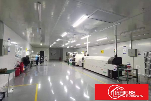 龙岗新生社区原业主厂房出租楼上整层2500平方带无尘车间装修