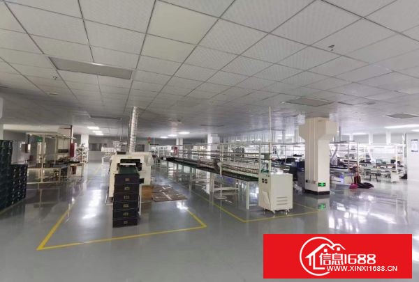 龙岗新生社区原业主厂房出租楼上整层2500平方带无尘车间装修