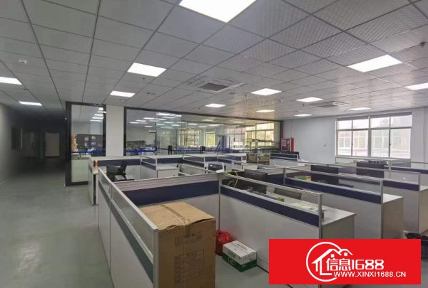 龙岗新生社区原业主厂房出租楼上整层2500平方带无尘车间装修