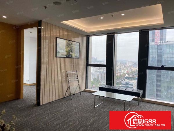 龙岗南联地铁口海航城218平精装写字楼出租