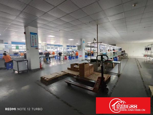 东莞塘厦科苑城工业园分租楼上1400平方可做电池行业